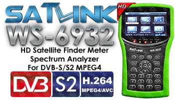 Satlink WS-6932 HD DVB-S2 ΔΟΡΥΦΟΡΙΚΟ ΠΕΔΙΟΜΕΤΡΟ SATFINDER