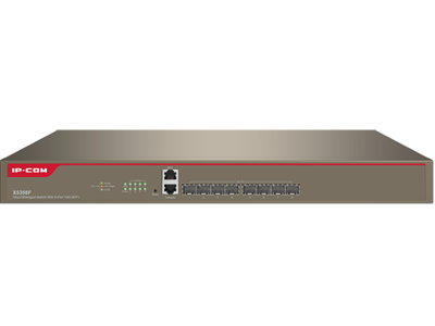IP-COM X5308F 8-Port 10Gbps SFP+ Switch, Managed L3 Lite