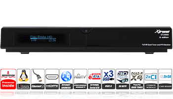 Xtrend ET 10000 HD 2xDVB-S2 ΔΟΡΥΦΟΡΙΚΟΣ ΔΕΚΤΗΣ SAT RECEIVER Linux Full HD HbbTV