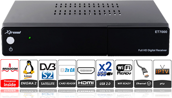 Xtrend ET 7000 HD Linux Full HD HDTV SAT RECEIVER ΔΟΡΥΦΟΡΙΚΟΣ ΔΕΚΤΗΣ