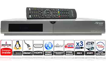 Xtrend ET 8000 HD 2xDVB-S2 ΔΟΡΥΦΟΡΙΚΟΣ ΔΕΚΤΗΣ SAT RECEIVER Linux Full HD 
