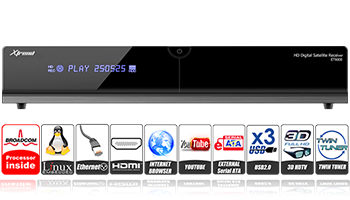 Xtrend ET 9200 HD TWIN Tuner DVB-S2 SAT Receiver Δορυφορικος Δεκτης Linux