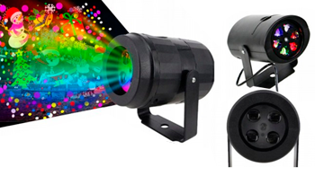 CHRISTMAS PROJECTOR LASER 4 CLIPS SLIDES THEMES