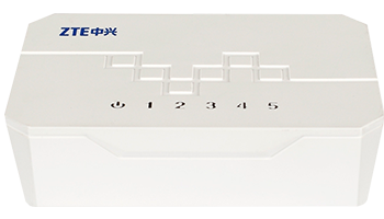 ZTE ZXR10-1150-5T, 5-Port 10/100Mbps, Unmanaged Switch, Desktop