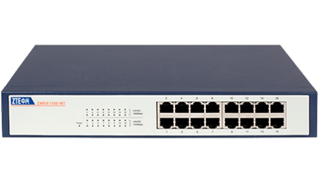 ZTE ZXR10-1160-16T, 16-Port 10/100/1000Mbps, Unmanaged Switch, Rackmount