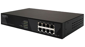 Zyxel GS1100-8HP 8-port 240W PoE+ Switch