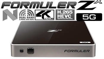 Formuler Zx 5G, Dualband Wifi 2.4 & 5.0 GHz Android 7.0