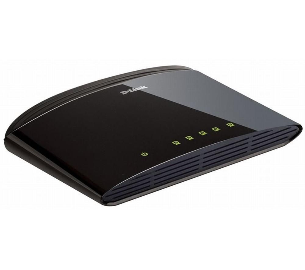 D-Link DES-1005D 5-Port 10/100Mbps Fast Ethernet Unmanaged Switch
