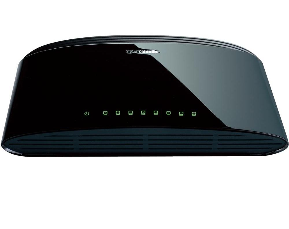 D-Link DES-1008D 8-Port 10/100Mbps Fast Ethernet Unmanaged Switch