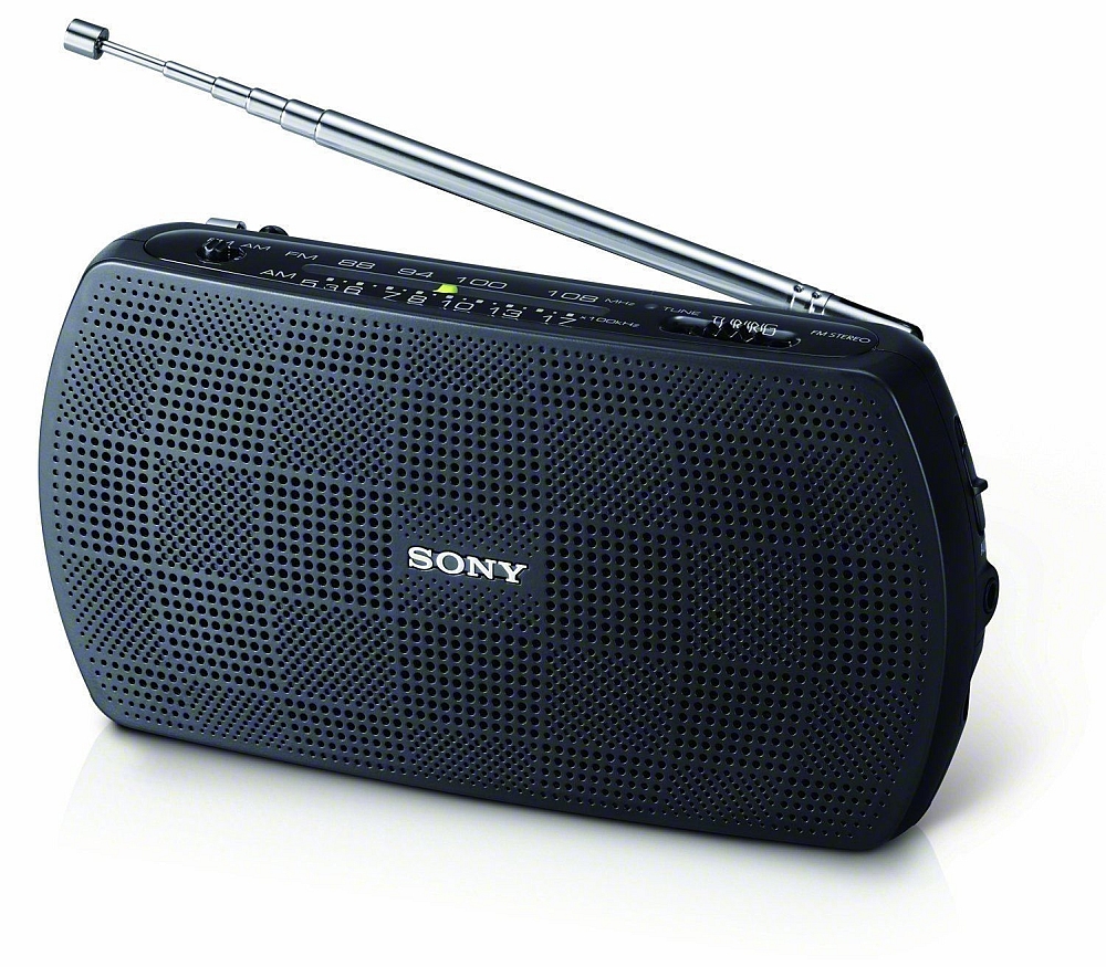 Sony SRF-18 portable radio, black SRF18B.CEV