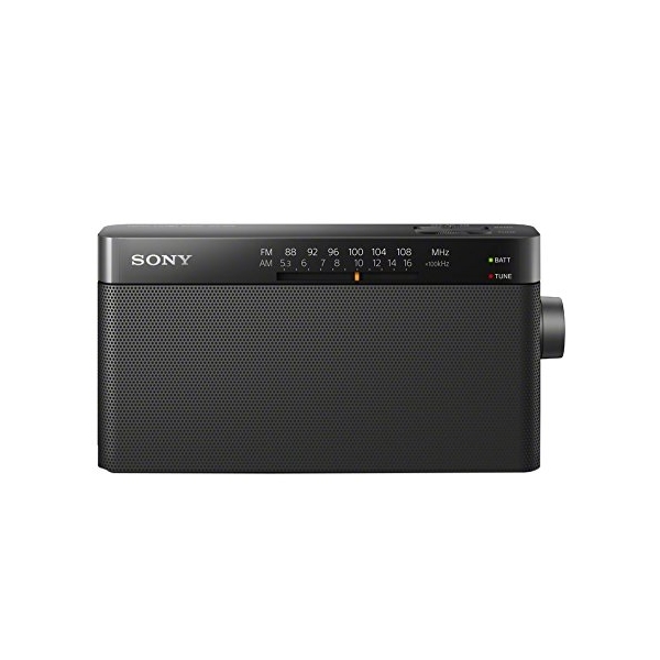 Sony ICF-306 portable radio, black ICF306.CE7