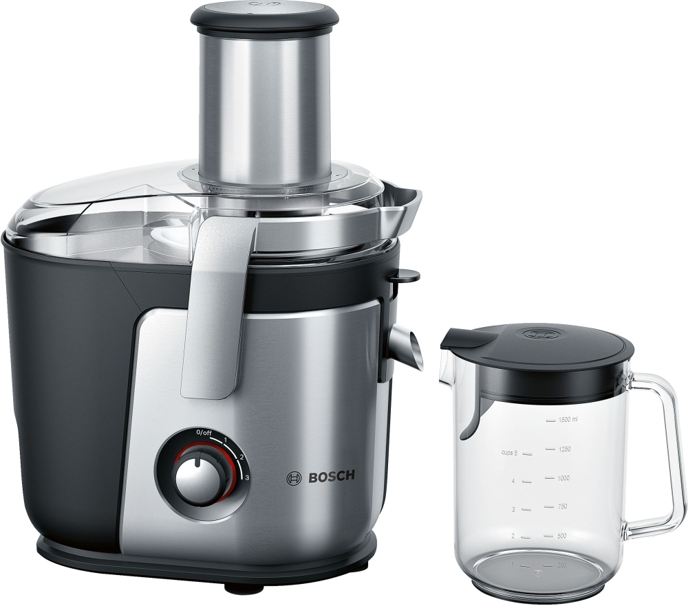 Bosch MES4010, Centrifugal juicer 1200 W, 3 speeds, 3 lt pulp container, 1.5 ltr juice container