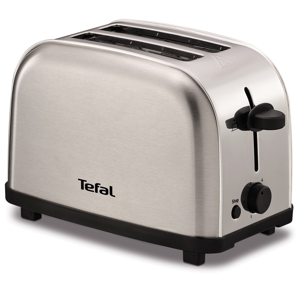 Tefal TT330D30, Ultra mini, Toaster, 700W, 2 Hole, 6 Stage thermostat, Stainless steel