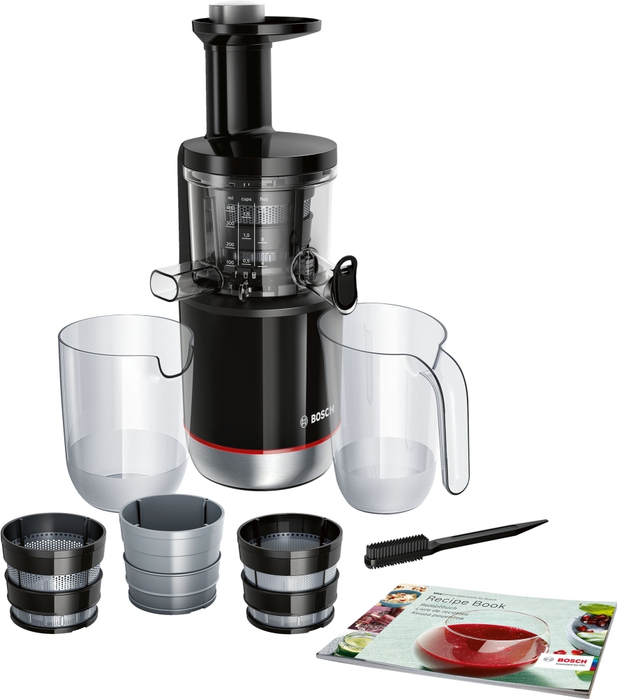 Bosch MESM731M, Slow juicer VitaExtract 150 W, 55 rpm, 1 speed + reverse function