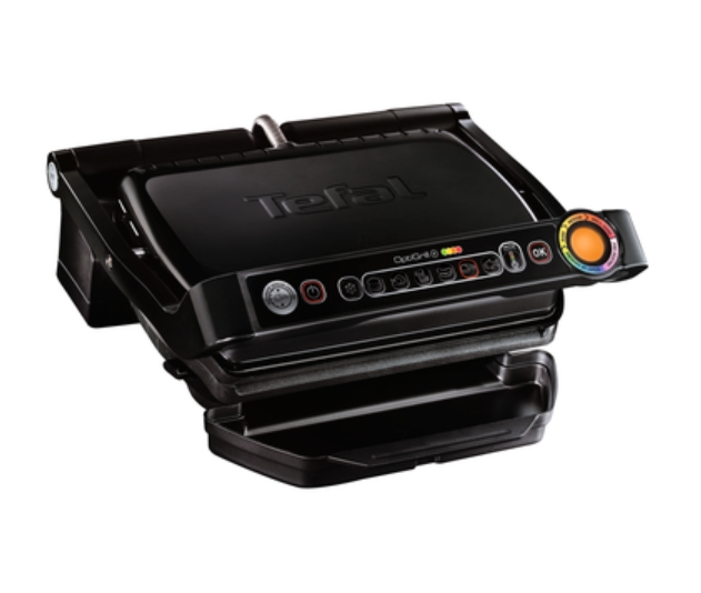 Tefal GC714834, Optigrill+ Black Snacking, 600cm2 cooking surface, snacking tray, automatic cooking