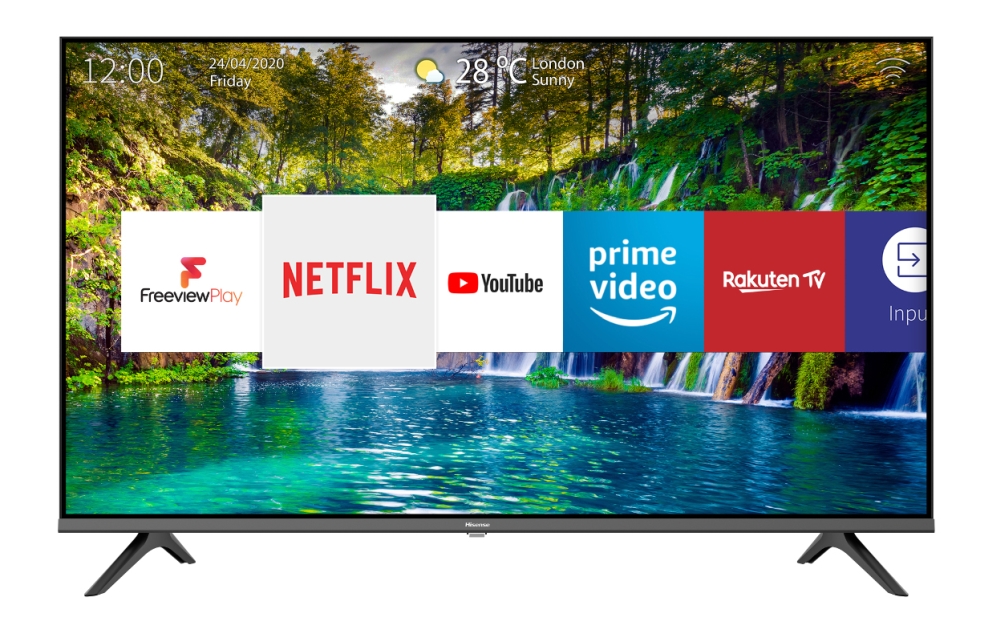 Hisense 32" A5600F,HD 1366x768,LED,Smart TV,WiFi,2xHDMI,2xUSB,LAN,DVB-T2/C/S2,Black 32A5600F