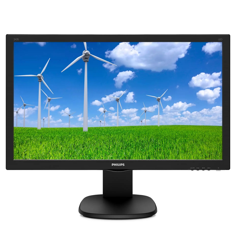 Philips 243S5LHMB 23.6" WLED TN 1920x1080@60Hz 1ms GtG 250cd/m2 1000:1 DC10M:1 Wx2 Tilt