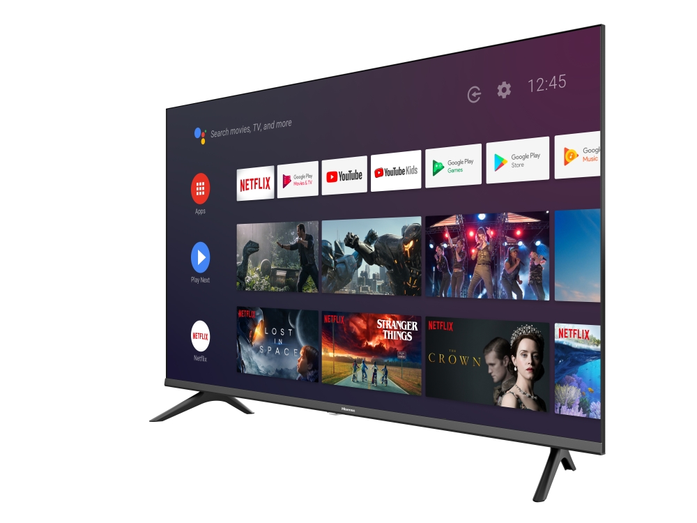 Hisense 40" A5700F Full HD DLED  DTS Smart TV Android WiFi BT DLNA LAN CI+ DVB-T2/C/S2 Black