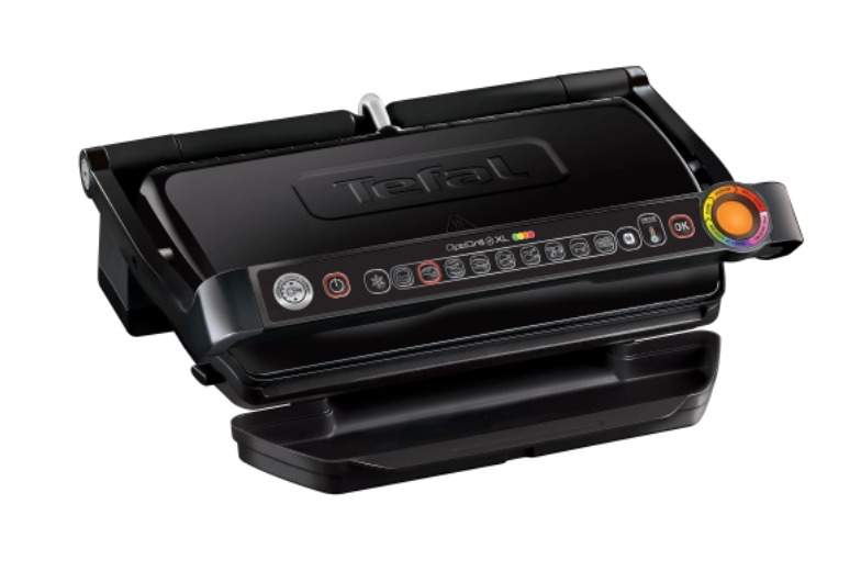 Tefal GC722834, Optigrill+ XL Black, 800cm2 cooking surface, automatic cooking sensor