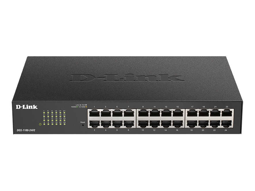 D-Link DGS-1100-24V2 24-Port Gigabit Smart Managed Switch