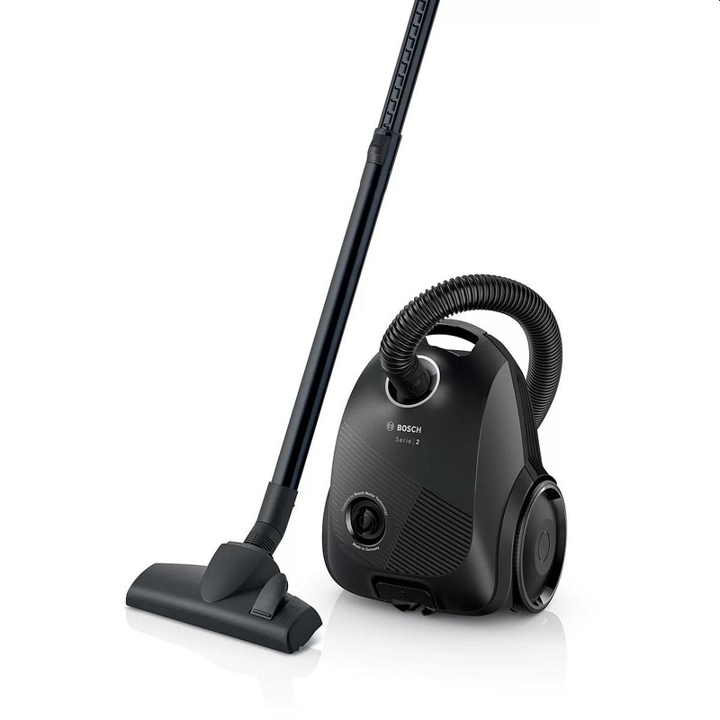 Bosch BGBS2LB1, Vacuum cleaner with bag 3.5 l, Series 2, 600W, 80 dB(A), black