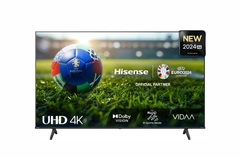  Hisense 43" A6N,4K Ultra HD 3840x2160,DLED,Smart TV,WiFi,BT,2xHDMI,2xUSB,LAN,CI+,DVB-T2/C/S2,Black