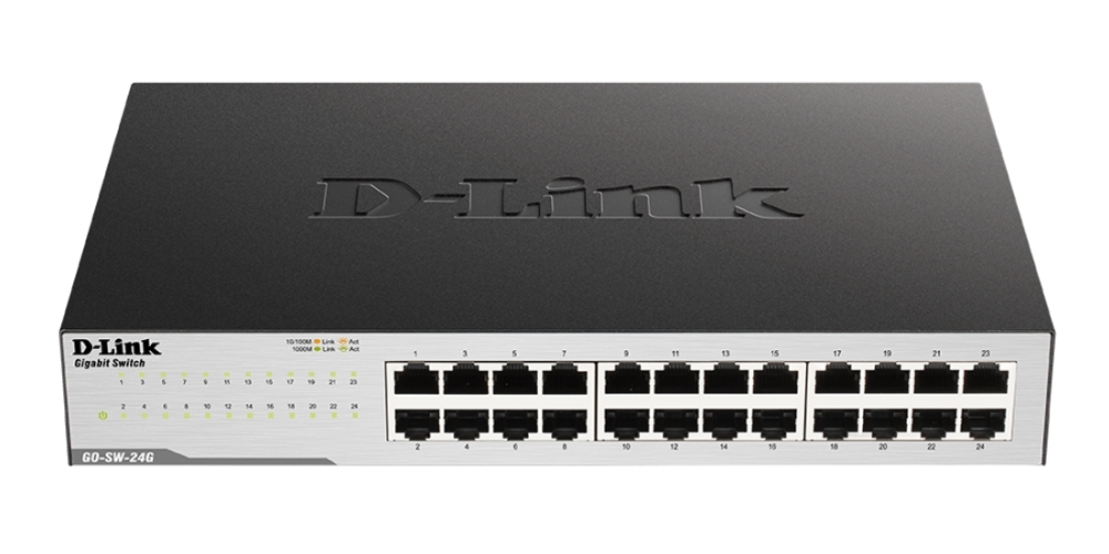 D-Link GO-SW-24G 24-Port Gigabit Easy Desktop Switch