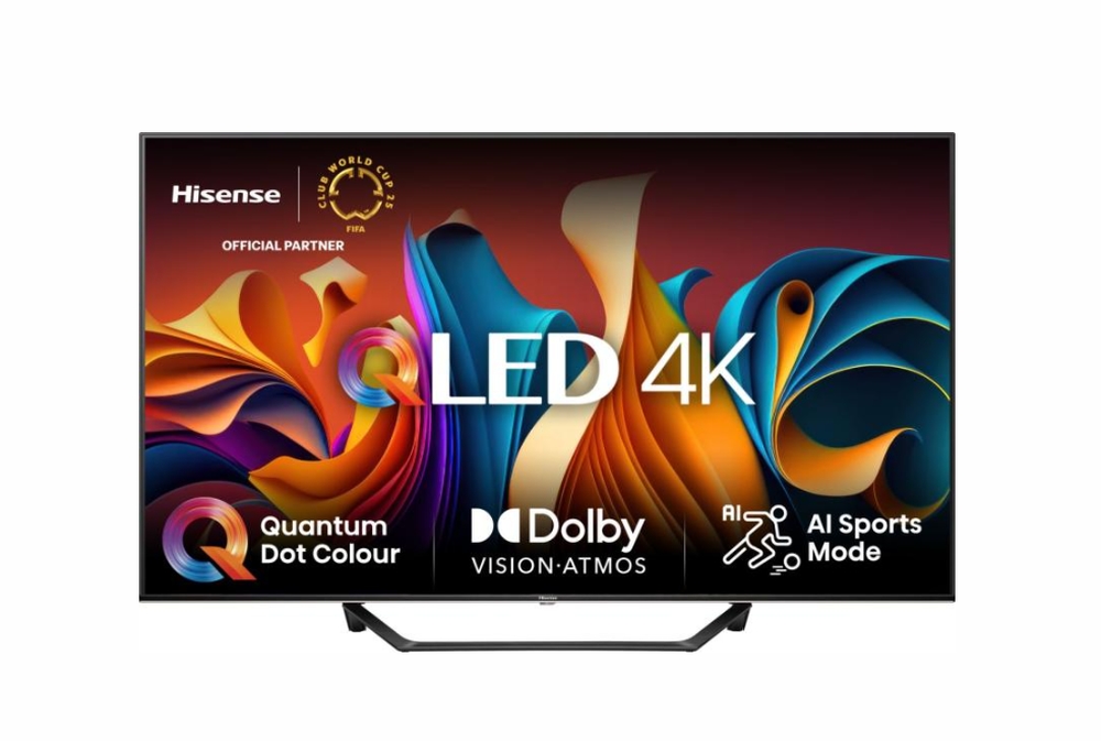 Hisense 55" A7NQ, 4K Ultra HD 3840x2160, QLED, smart TV, Dolby Atmos