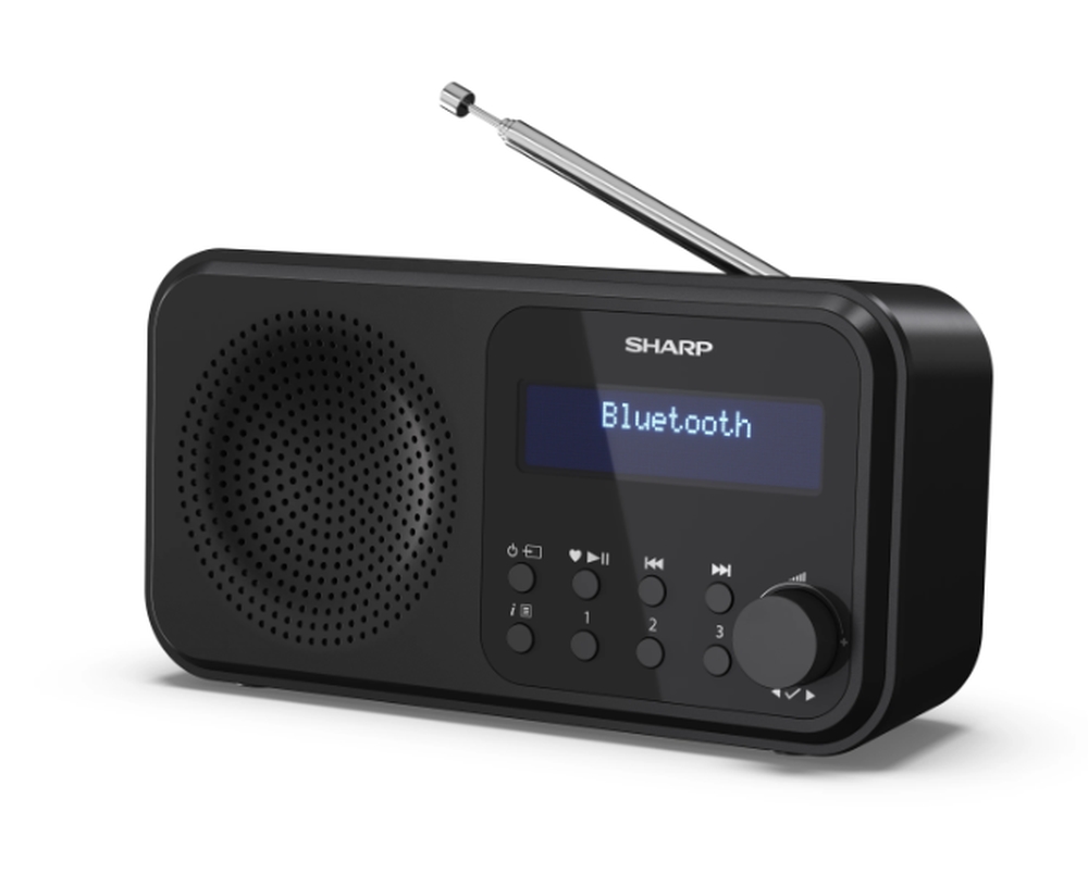 Sharp Radios DR-P420(BK), PORTABLE DIGITAL RADIO, Bluetooth 5.0