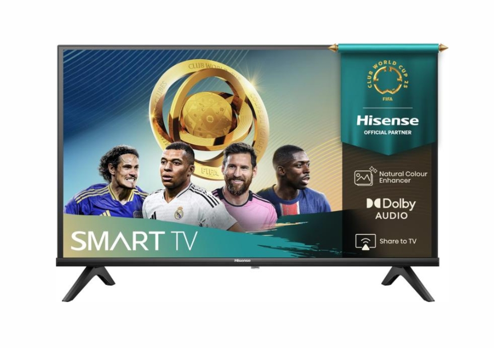 Hisense A4Q  40", Full HD 1920x1080, DLED, HDR, HLG, DTS HD, Smart TV
