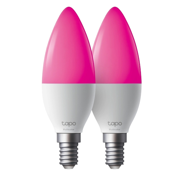 TP-Link Tapo L430C Smart Bulb, E14, 4.8W, RGBW, 470 Lumens