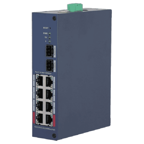 DAHUA CHS4110-8ET 1 10-port L2 industrial network switch, 8xFE/1xGE/1xSFP