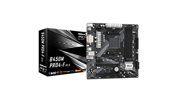 ASROCK B450M PRO4-F R2.0 Main Board Desktop