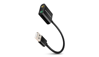 AXAGON ADA-12 USB sound card with 15 cm cable and metal body