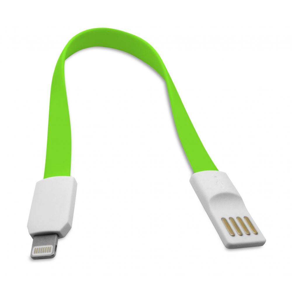 OEM Data cable Lightning- USB,iPhone 5/5s: 6,6S/6plus,6S plus IPAD4/Mini, 22сm, Flat,magnet-14247 