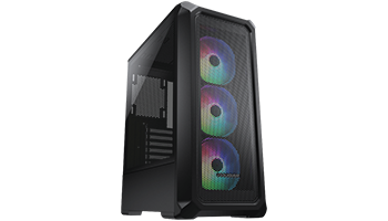 COUGAR GAMING CG385CC500001 Archon 2 Mesh RGB (Black), Mid Tower, 3x 120 ARGB Fans