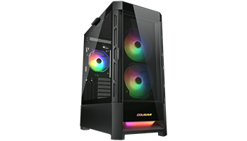 COUGAR GAMING CG385ZD100001 DUOFACE RGB (Black), Mid Tower