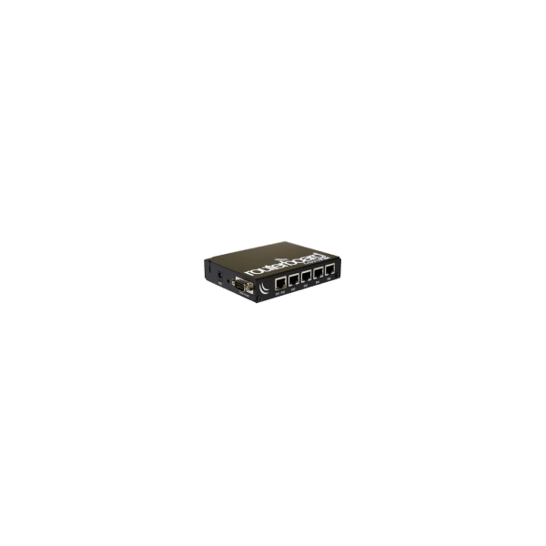 MikroTik RB450Gx4 Router with 5× Gigabit Ethernet, PoE In/Out, microSD Slot and RouterOS Level 5