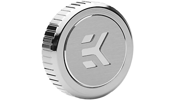EKWB EKWB3831109828762 EK-Quantum Torque Plug w/Badge - Satin Titanium