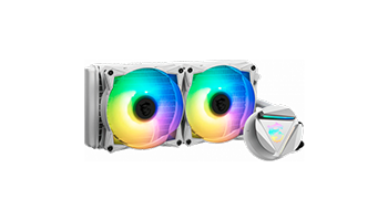 MSI MAG_CORELIQUID_240R_V2_WHITE White Liquid Cooler