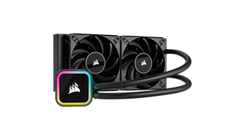 CORSAIR CW-9060058-WW iCUE H100i RGB ELITE Liquid CPU Cooler