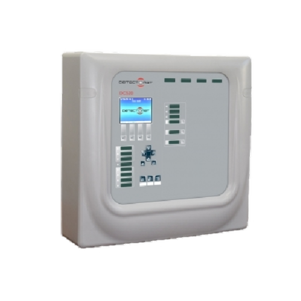 DETECTOMAT DC-520-S-C1 Addressable fire alarm control panel up to 2 loops