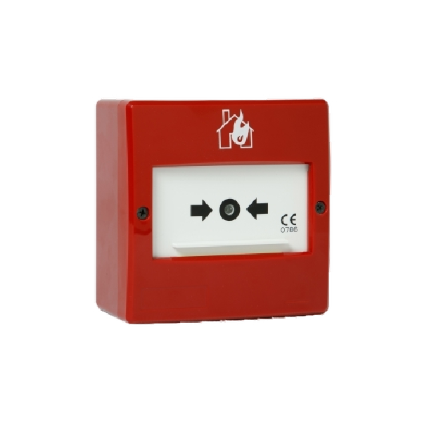 DETECTOMAT DL-520-MCP-E Addressable D-Loop manual detector with isolator