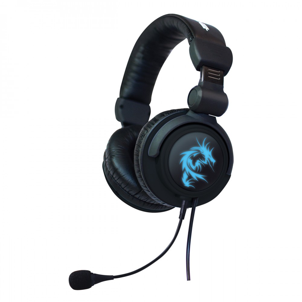 Dragon War, GH-002 Gaming headset, 5.1, Backlit, Vibration, Black - 20352