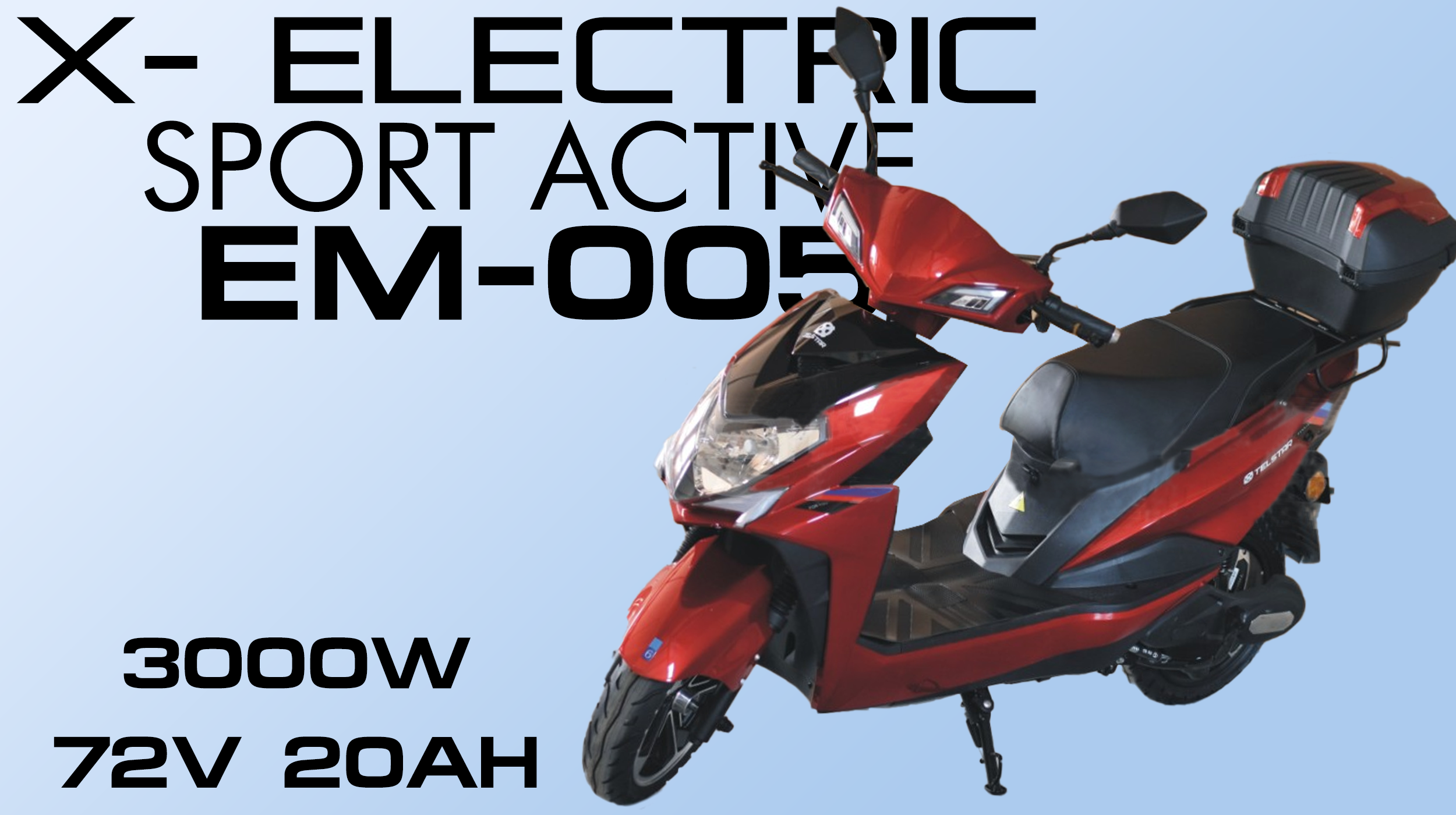 Electric scooter  EM-005 X-ELECTRIC SPORT ACTIVE 72V 3000W