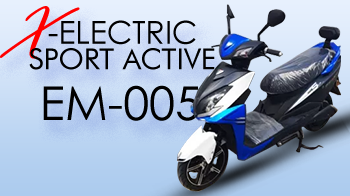 ELECTRIC SCOOTER SPORT ACTIVE OPAI 72V 3000W EM-005 BLACK/RED/BLUE