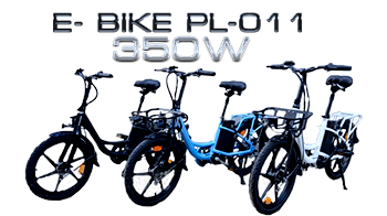 Electric Scooter-bike E- BIKE PL-011 350W 3 colors blue ,white and black