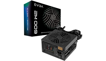EVGA 100-W2-0600-K2 600 W2, 80 Plus WHITE 600W