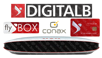 DigitALB FlyBOX HD Hybird Twin PVR + Conax Smart Card without subscription