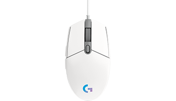 LOGITECH 910-005824 G102 LIGHTSYNC Corded Gaming Mouse - WHITE - USB - EER MU0054